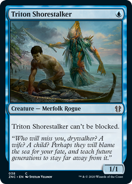 [038]【EN】トリトンの岸忍び/Triton Shorestalker【ZNC】[C][青]