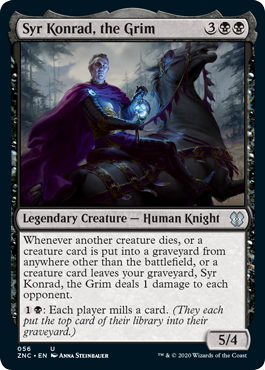 [056]【EN】厳格な者、コンラッド卿/Syr Konrad, the Grim【ZNC】[U][黒]