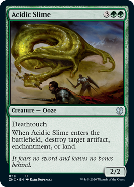 [059]【EN】酸のスライム/Acidic Slime【ZNC】[U][緑]