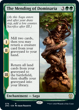 [074]【EN】ドミナリアの大修復/The Mending of Dominaria【ZNC】[R][緑]
