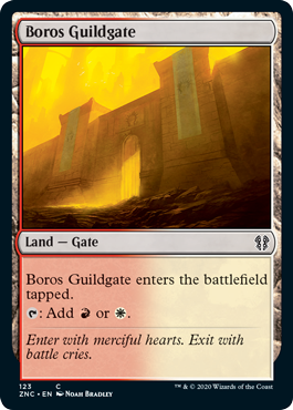 [123]【EN】ボロスのギルド門/Boros Guildgate【ZNC】[C][土地]