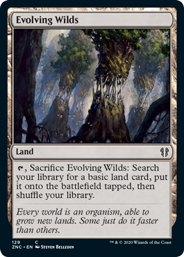 [129]【EN】進化する未開地/Evolving Wilds【ZNC】[C][土地]