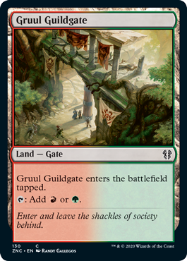 [130]【EN】グルールのギルド門/Gruul Guildgate【ZNC】[C][土地]