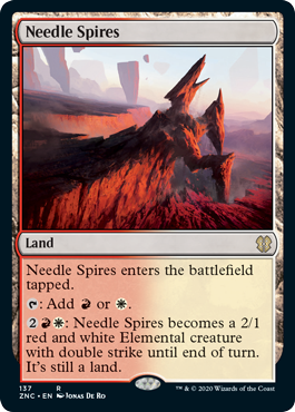[137]【EN】鋭い突端/Needle Spires【ZNC】[R][土地]