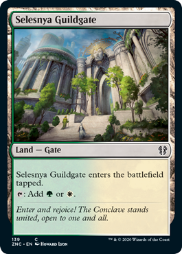 [139]【EN】セレズニアのギルド門/Selesnya Guildgate【ZNC】[C][土地]