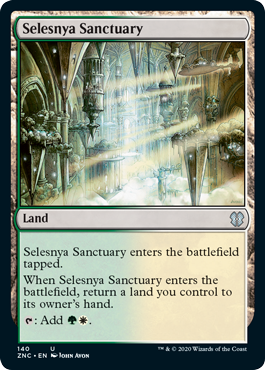 [140]【EN】セレズニアの聖域/Selesnya Sanctuary【ZNC】[U][土地]