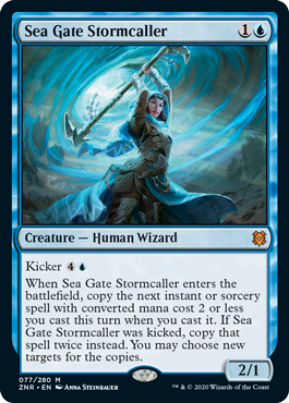 [077]【EN】海門の嵐呼び/Sea Gate Stormcaller【ZNR】[M][青]