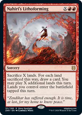 [151]【EN】ナヒリの石成術/Nahiri's Lithoforming【ZNR】[R][赤]