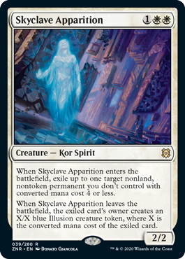 [039]【EN】【FOIL】スカイクレイブの亡霊/Skyclave Apparition【ZNR】[R][白]