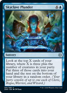 [081]【EN】【FOIL】スカイクレイブの略奪/Skyclave Plunder【ZNR】[U][青]