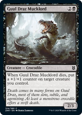 [104]【EN】【FOIL】グール・ドラズの泥王/Guul Draz Mucklord【ZNR】[C][黒]