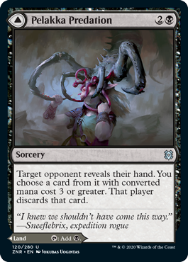 [120]【EN】【FOIL】ペラッカの捕食/Pelakka Predation【ZNR】[U][黒]