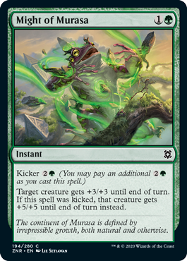 [194]【EN】【FOIL】ムラーサの力/Might of Murasa【ZNR】[C][緑]