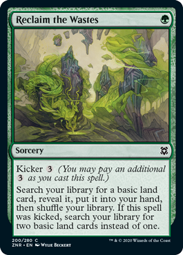 [200]【EN】【FOIL】荒地の開墾/Reclaim the Wastes【ZNR】[C][緑]