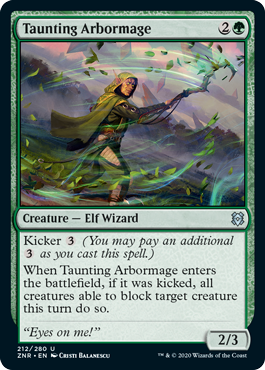 [212]【EN】【FOIL】嘲る樹木魔道士/Taunting Arbormage【ZNR】[U][緑]