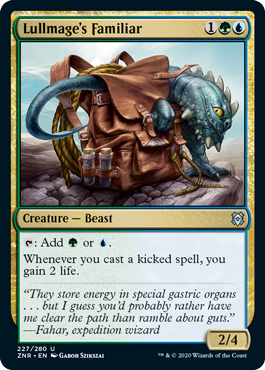 [227]【EN】【FOIL】凪魔道士の使い魔/Lullmage's Familiar【ZNR】[U][多色]