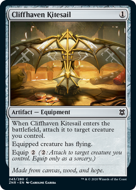 [243]【EN】【FOIL】岸壁安息所の帆凧/Cliffhaven Kitesail【ZNR】[C][茶]