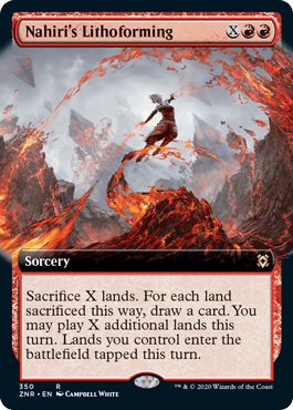 [350]【EN】■拡張アート■ナヒリの石成術/Nahiri's Lithoforming【ZNR】[R][赤]