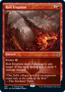 [389]【EN】■PROMO■乱動の噴火/Roil Eruption【ZNR】[C][赤]