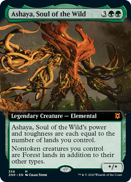 [358]【EN】■拡張アート■野生の魂、アシャヤ/Ashaya, Soul of the Wild【ZNR】[M][緑]