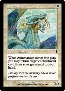 [005]【EN】オーラ術師/Auramancer【ODY】[C][白]