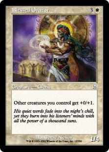 [012]【JP】【FOIL】祝福された語り部/Blessed Orator【ODY】[U][白]