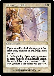 [017]【JP】【FOIL】遅延の盾/Delaying Shield【ODY】[R][白]