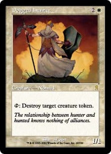 [020]【EN】【FOIL】根気強いハンター/Dogged Hunter【ODY】[R][白]