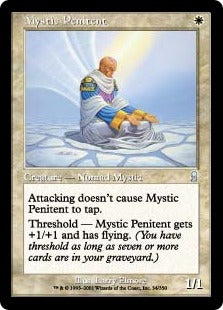 [034]【EN】【FOIL】秘教の改悛者/Mystic Penitent【ODY】[U][白]