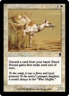 [038]【EN】巡視犬/Patrol Hound【ODY】[C][白]