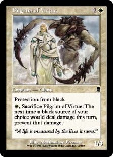 [041]【EN】美徳の巡礼者/Pilgrim of Virtue【ODY】[C][白]