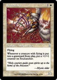 [047]【JP】【FOIL】集魂者/Soulcatcher【ODY】[U][白]