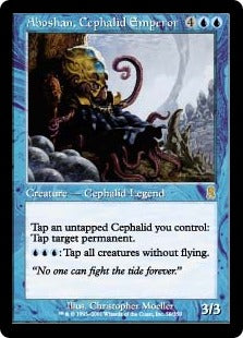 [059]【EN】【FOIL】セファリッドの皇帝アボシャン/Aboshan, Cephalid Emperor【ODY】[R][青]
