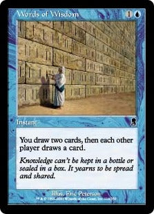 [114]【JP】【FOIL】金言/Words of Wisdom【ODY】[C][青]