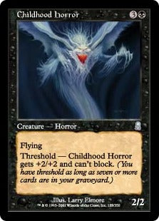 [123]【JP】【FOIL】幼年期の怪物/Childhood Horror【ODY】[U][黒]