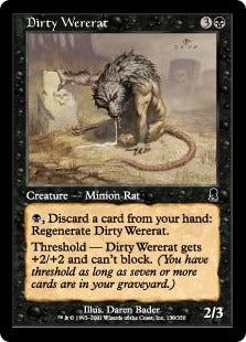 [130]【JP】薄汚いネズミ人間/Dirty Wererat【ODY】[C][黒]
