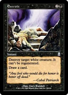 [133]【EN】【FOIL】処刑/Execute【ODY】[U][黒]