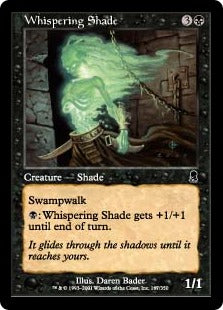 [167]【JP】【FOIL】囁く影/Whispering Shade【ODY】[C][黒]