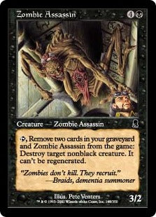 [168]【EN】ゾンビの暗殺者/Zombie Assassin【ODY】[C][黒]