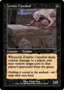[169]【JP】共食いゾンビ/Zombie Cannibal【ODY】[C][黒]