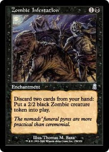 [170]【JP】【FOIL】ゾンビの横行/Zombie Infestation【ODY】[U][黒]