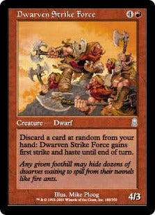 [188]【JP】【FOIL】ドワーフ打撃部隊/Dwarven Strike Force【ODY】[U][赤]