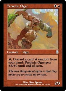 [195]【JP】【FOIL】熱狂のオーガ/Frenetic Ogre【ODY】[U][赤]
