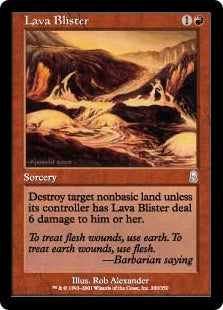 [200]【JP】【FOIL】溶岩のあぶく/Lava Blister【ODY】[U][赤]