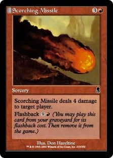 [219]【EN】【FOIL】焦熱の飛弾/Scorching Missile【ODY】[C][赤]