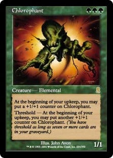 [234]【EN】【FOIL】クロロファント/Chlorophant【ODY】[R][緑]