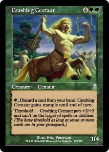 [235]【JP】【FOIL】突っ走るケンタウルス/Crashing Centaur【ODY】[U][緑]