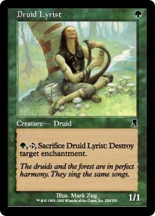 [238]【JP】ドルイドの抒情詩人/Druid Lyrist【ODY】[C][緑]
