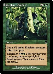 [240]【JP】【FOIL】象の待ち伏せ/Elephant Ambush【ODY】[C][緑]