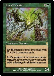 [245]【JP】【FOIL】キヅタの精霊/Ivy Elemental【ODY】[R][緑]